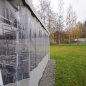 Alfa Bil & Båt Sadelmakeri - Tält till Tevsjö Destilleris uteservering